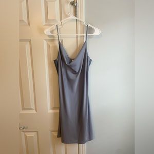 NWT Powder blue satin slip dress